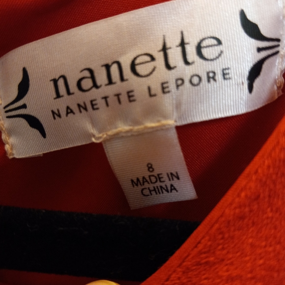 Nannette lepore Red dress sz8 - Picture 3 of 3